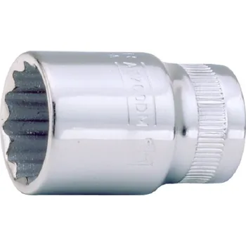 Ruční nářadí GEKO Nástrčný klíč 1/2" 12-hran 19mm 01422