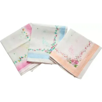 Etex kapesníky Kytky vzor CH dámské (Látkové kapesníky)