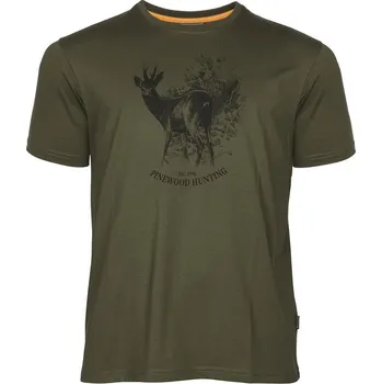 Pánská móda Pánské myslivecké tričko Pinewood Roe Deer XL olivová