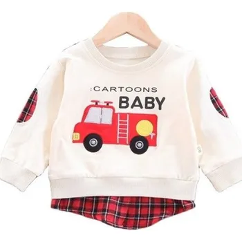 Dívčí mikina Dětská mikina L512 béžova 4