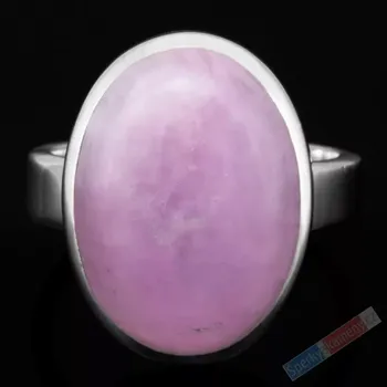 Prsten Stříbrný prsten (Ag 925/1000) s kunzitem QAA, vel. kamene cca 19 x 14 mm, krásná barva, RARITA (KT7865R)