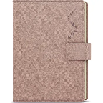 Diář Denní diář - Ctirad s výsekem - Manager color - A5 - pudrová