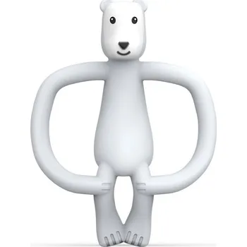 Elektrický zubní kartáček Matchstick Monkey Animal Collection zubní kartáček s kousátkem Polar Bear 1 ks