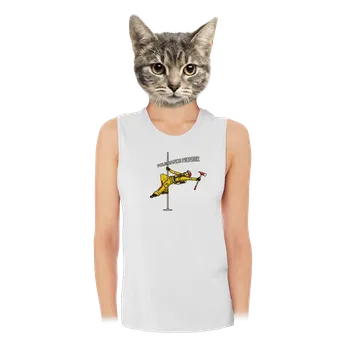 Bastard Pole Dance Pioneer dámské tílko volné White