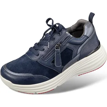 Dámská zdravotní obuv Dámské sportovní tenisky se šněrováním i zipem, velurová useň, modrá: 42