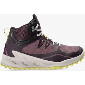 Dámská treková obuv Turistické boty dámské Keen Zionic Mid WP - black plum/daiquiri green