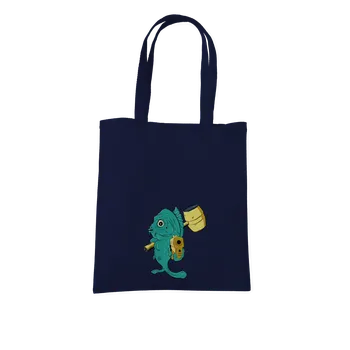 Nákupní taška Bastard Poslední štědrovečerní taška French Navy