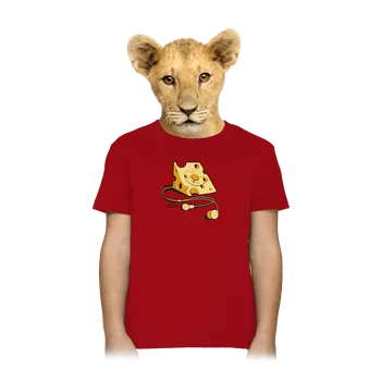 Chlapecké tričko Bastard iDam dětské tričko Red