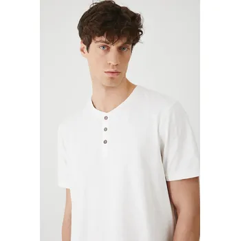 Pánské tričko Bavlněné tričko Medicine pánské, béžová barva RS25.TSM090 01X, vel. L