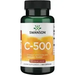 Swanson Vitamin C 500 mg with Rose Hips 100 kapslí + Sleva 3 % pro registrované