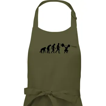 Kuchyňská zástěra Evolution fitness - Pánská zástěra na vaření - Univerzální velikost ( Khaki )