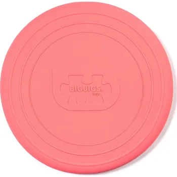 Výuková hračka Bigjigs Toys Frisbee růžové Coral