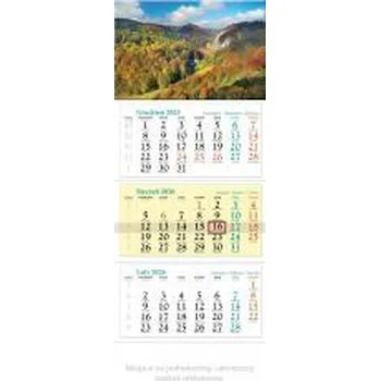 Kalendář Kalendarz 2026 ścienny trójdzielny Jura