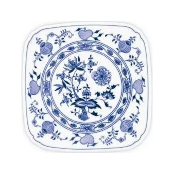 Talíř Cibulák Talíř hranatý 21cm Originál Český porcelán Dubí