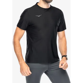 Pánské tričko Běžecké triko Hoka Performance Run Short Sleeve - black