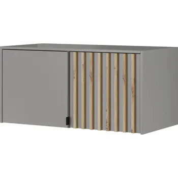 Nástavec na skříň Nástavec na skříň Nelly 105 cm šedý/dub artisan
