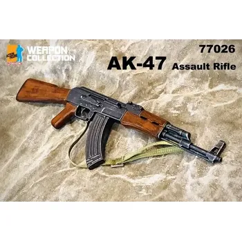 Doplněk k figurce Zbraň pro 1/6 figurky AK47 Assault Rifle (Black)