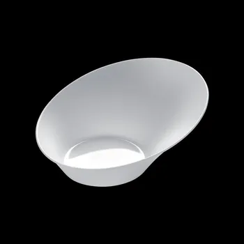 Jednorázové nádobí Gold Plast Finger food bílá miska SODO Ø 9,5 cm 50 ml (50 ks)