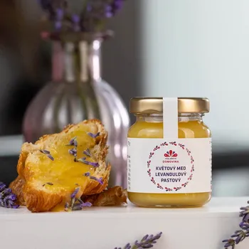 Včelařství Domovina Květový med levandulový pastový Hmotnost: 75 g