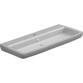 Umyvadlo Umyvadlo Brio 105 keramické, dvoubarevné, 105x45 cm, BRLAV105BI000033