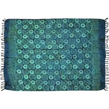 Šátek Šátek sarong pareo Louka zelený