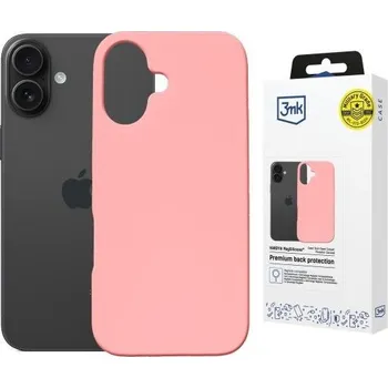 Pouzdro na mobilní telefon 3mk ochranný kryt HARDY MagSilicone pro Apple iPhone 16 Plus Pink