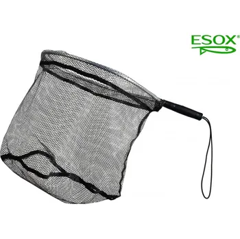 Podběrák ESOX Podběrák Salmo Black - pogumovaná síťka (Podběrák ESOX - salmo BLACK)