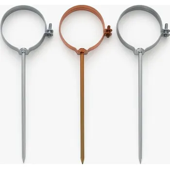 okap Klempířský prvek - Objímka svodu pr. 120mm / trn 200mm měď