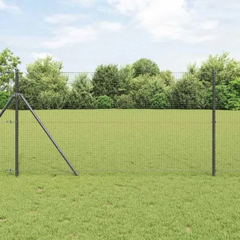Plot Svařovaný drátěný plot Šedá 1.4 x 10 m Ocel