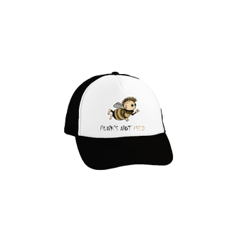 Kšiltovka Bastard Punks Not Med kšiltovka truckerka Black cap