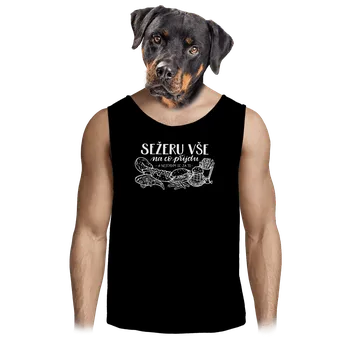 Pánské tílko Bastard B12: Sežeru vše pánské tílko Black