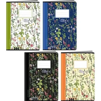 Sešit A5, 40 listů, typ 544 Květiny