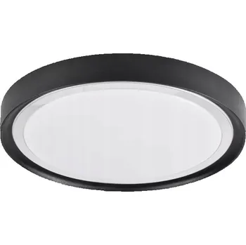 Kulatý Stropní Svítidlo Polux 33 x 33 cm bílá, černá