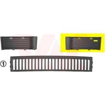 Nárazník Větrací mřížka, nárazník VAN WEZEL 7625591