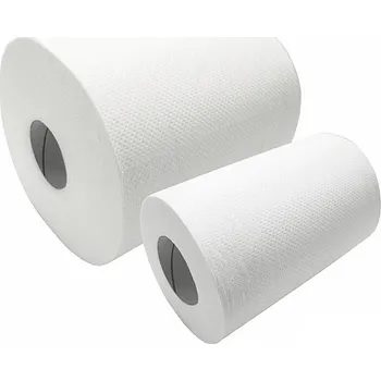 Papírový ručník Linteo Průmyslové rolované papírové utěrky 2-vrstvé bílé MAXI 100m 6 ks 30487 5902431581293-6ks=1produkt