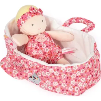 Výuková hračka Doudou Jolijou Panenka Marylou v tašce 20 cm