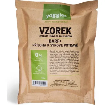 Krmivo pro psa Yoggies BARF+ příloha k syrovému masu; 90 g