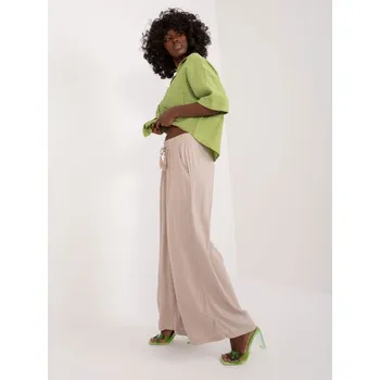Béžové palazzo kalhoty