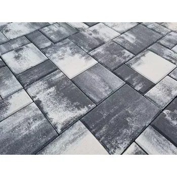 Stavební materiál PRESBETON Dlažba skladebná HOLLAND Kombi MIX 8 cm Domino