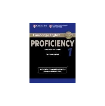 Anglický jazyk Cambridge English Proficiency 1 for Updated Exam Students Book with Answers - kolektiv autorů