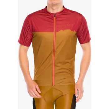 cyklistický dres Cyklistické triko Leatt Jersey MTB Trail 3.0 - lava