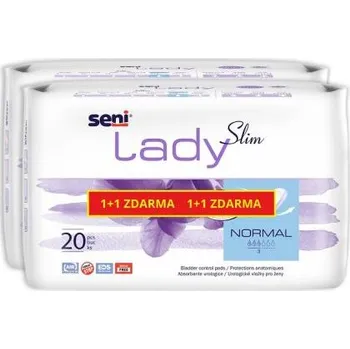 Inkontinenční vložka Seni Lady Slim Normal inkontinenční vložky pro ženy 1+1, 2x20 ks