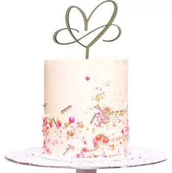 Dortová svíčka Dortový zápich Srdíčko s ornamentem