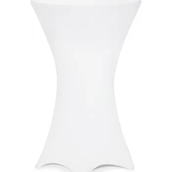 Jídelní stůl Potah na barový stůl Ø60cm | bílý