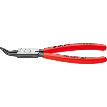 Kleště KNIPEX Kleště na pojistné kroužky 140 mm s vyhnutými čelistmi  07980