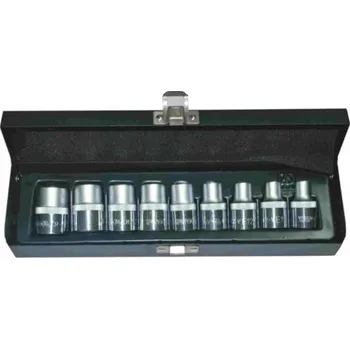 Ruční nářadí GEKO Sada nástrčných klíčů 1/2" vnitřní torx 9ks 01198