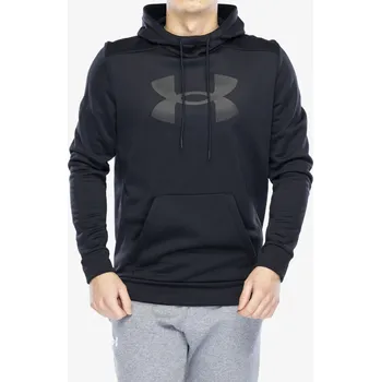 Pánská mikina Mikina s kapucí Under Armour Armour Fleece Big Logo Hoodie - black/black