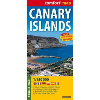 Wysypy Kanaryjskie mapa turystyczna, laminowana - praca zbiorowa