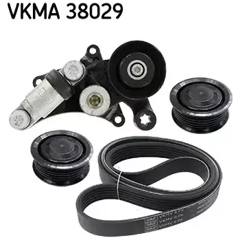 Motor automobilu SKF Sada drážkových klínových řemenů SK VKMA38029
