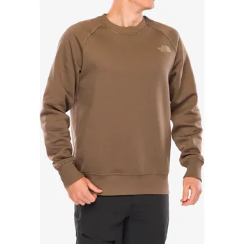 Pánská mikina Mikina bez kapuce The North Face Raglan Redbox Crew - mocha brown/mushroom